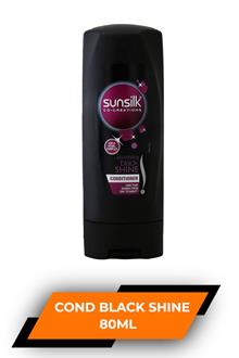 Sunsilk Cond Black Shine 80ml